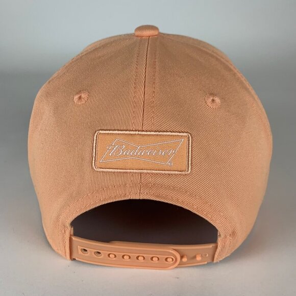 Chicago Cubs MLB Peach Colored Melonwear Budweiser Snapback Hat - Picture 3 of 5